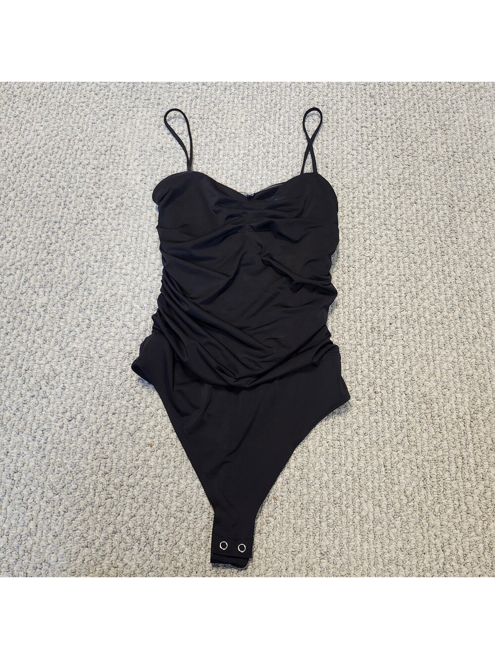 Express Black Body Contour One Piece Bodysuit Size Small